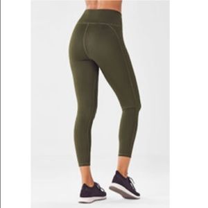 Fabletics High Waisted Powerhold Green (XS)